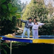 Ivan, Kaz and Cynthia McMillan-owners of Vikan Trampolines, founded in Canada