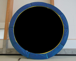 Vikan blue trampoline | Round Trampoline Canada | Calgary, Edmonton, Vancouver, Toronto Trampolines