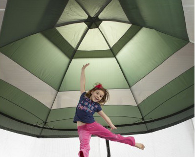 Trampoline canopy safety for kids